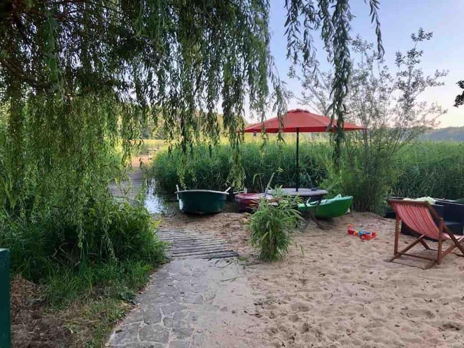 Penthouse Bernd Im Waldschloesschen Direkt Am See Wendisch Rietz Extérieur photo